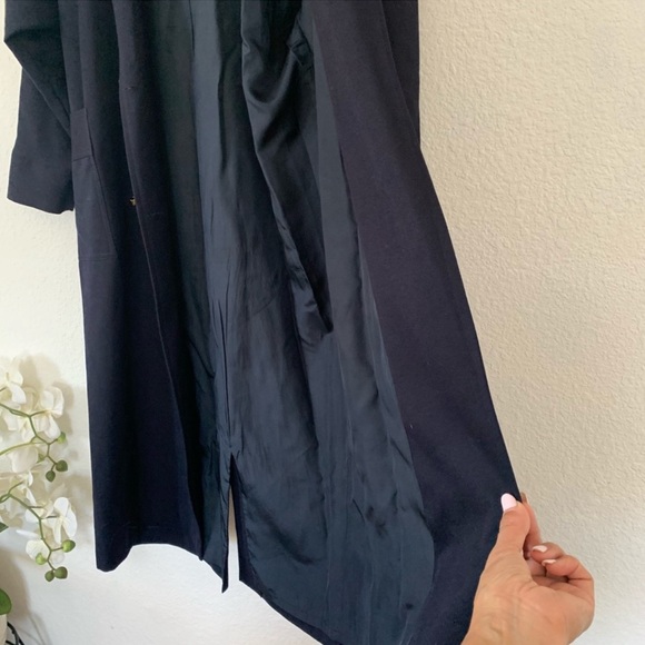 Burberry Vintage Wool Trench Coat   Double-Breasted Design 12 - Picture 10 of 15